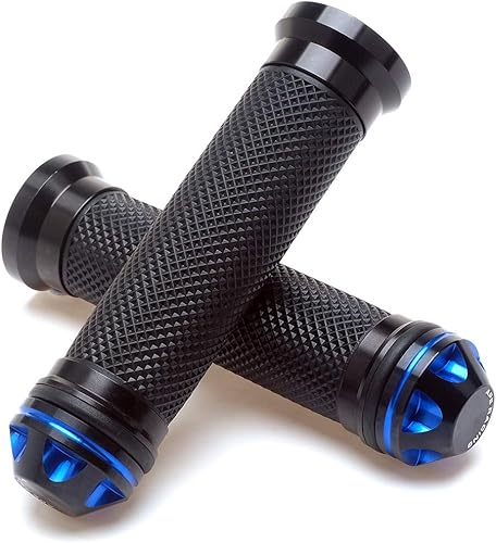 Miniatura 8 de Empuñaduras de mano para motocicleta de 78 pulgadas, agarre universal de goma de gel CNC con extremo de barra para manubrio de 78 pulgadas, ATV
