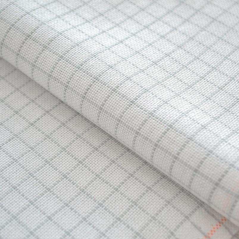 Needlepoint Fabric 25 Count – 100% Cotton – Natural White – 12" x 16" – 25 Count Fabric with Helping Grid for Needlework & Crafts