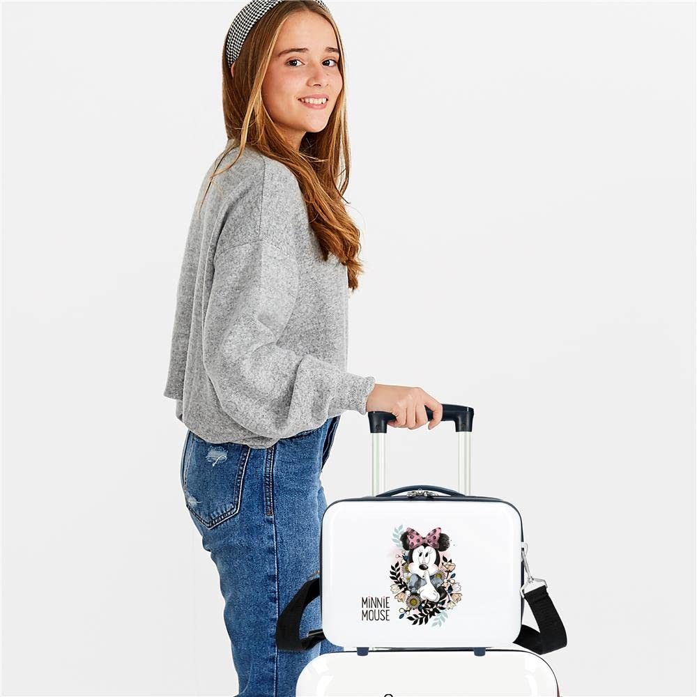 Disney Style kuferek kosmetyczny, 29 cm, 9,14 litra, biały (Blanco), biały, 29 centimeters, Dopasowujące się runo
