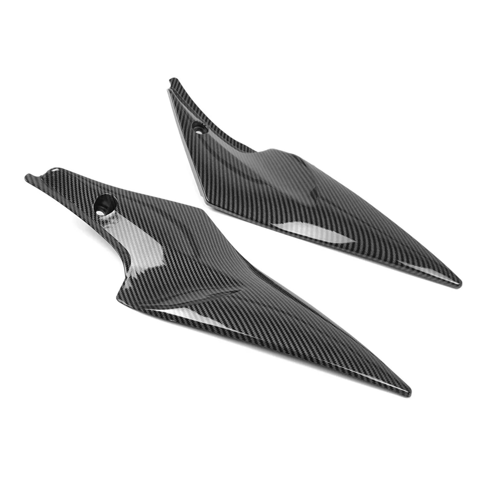 Przednia Osłona Chłodnicy Osłony Boczne, Panele Owiewki Pasujące Do Motocykla Suzuki GSXR 600 750 2006 2007 K6 GSX-R Carbon Black, Osłona Boczna Zbiornika, Motocykl Osłona panelu chłodnicy(Black)