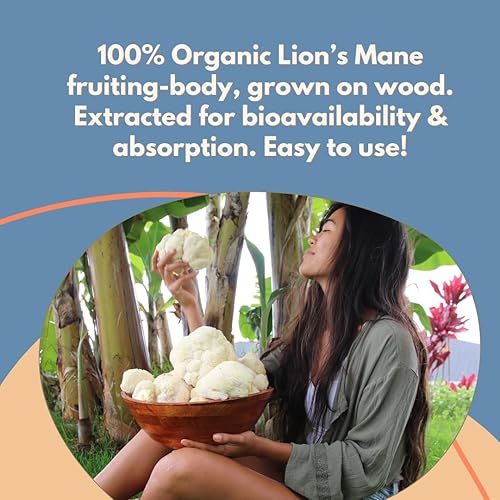 Miniatura 5 de Malama - Café orgánico de hongos, café de hongos adaptogénico con melena de león para concentración, memoria y apoyo de la inmuna, mezclado con