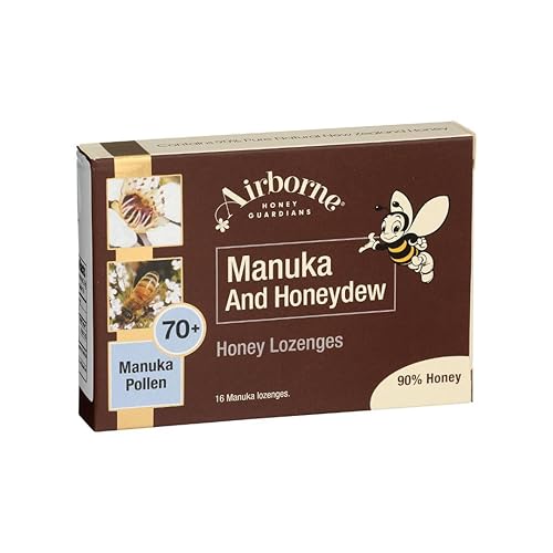 Airborne (Nueva Zelanda) Manuka Honey & Honeydew Pastillas (16 x 0.1oz)