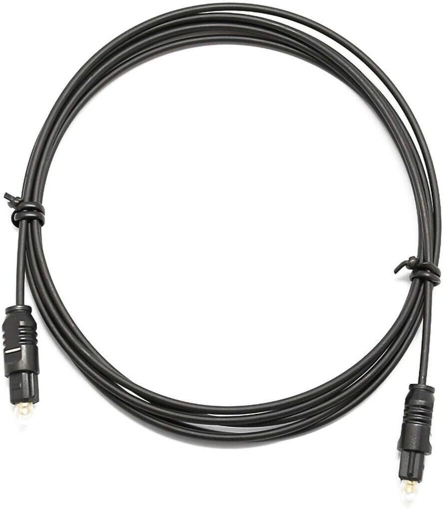Tobo 24K Gold-Plated, Ultra-Durable Fiber Optic Male To Male Digital Optical Audio Toslink Cable Compatible For Home Theater, Sound Bar, Tv, Ps4, Xbox, Playstation & More [ 2 Meter ]