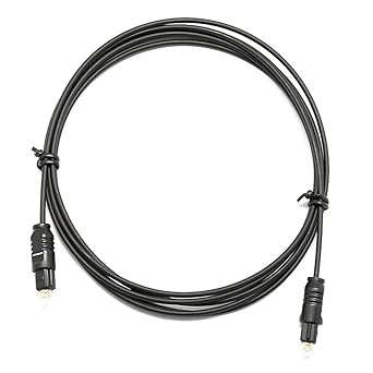 Tobo 24K Gold-Plated, Ultra-Durable Fiber Optic Male To Male Digital Optical Audio Toslink Cable Compatible For Home Theater, Sound Bar, Tv, Ps4, Xbox, Playstation & More [ 2 Meter ]