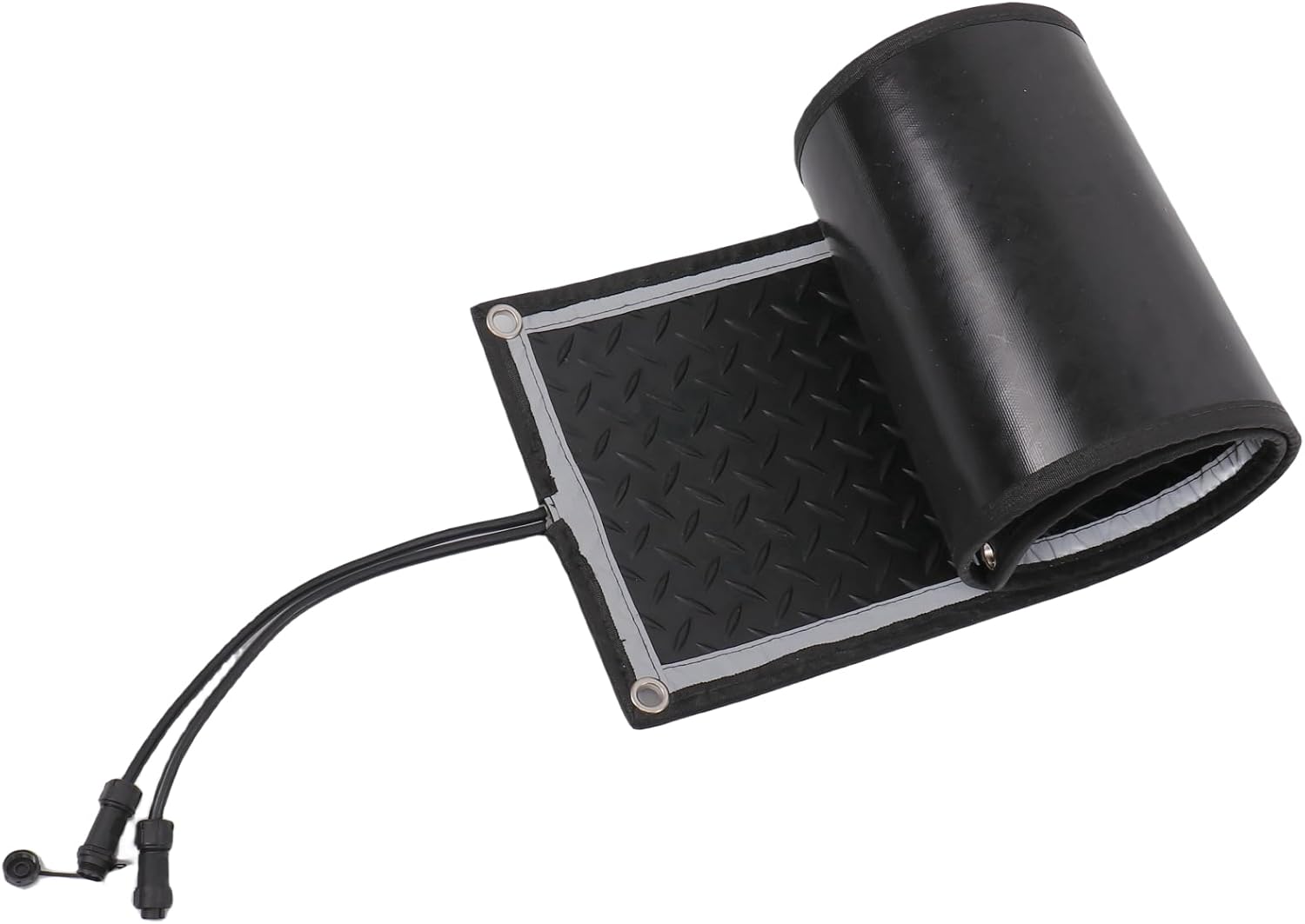 automoris 10" x 48" Rubber Snow Melting Walkway Mat with Reflective