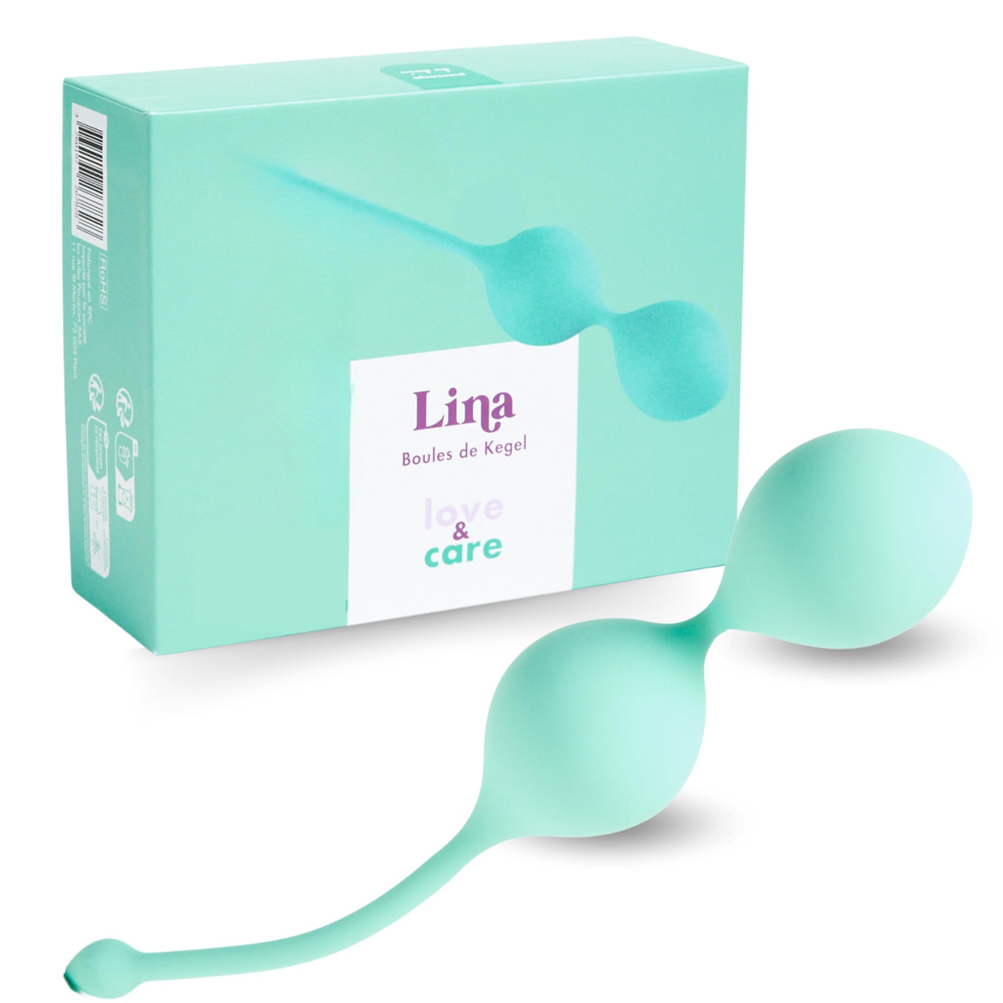 Boules de Kegel Silicone Médical | Rééducation Périnée | Post-Accouchement Incontinence Femme | Love and Care | Renforcement Périnée Femme