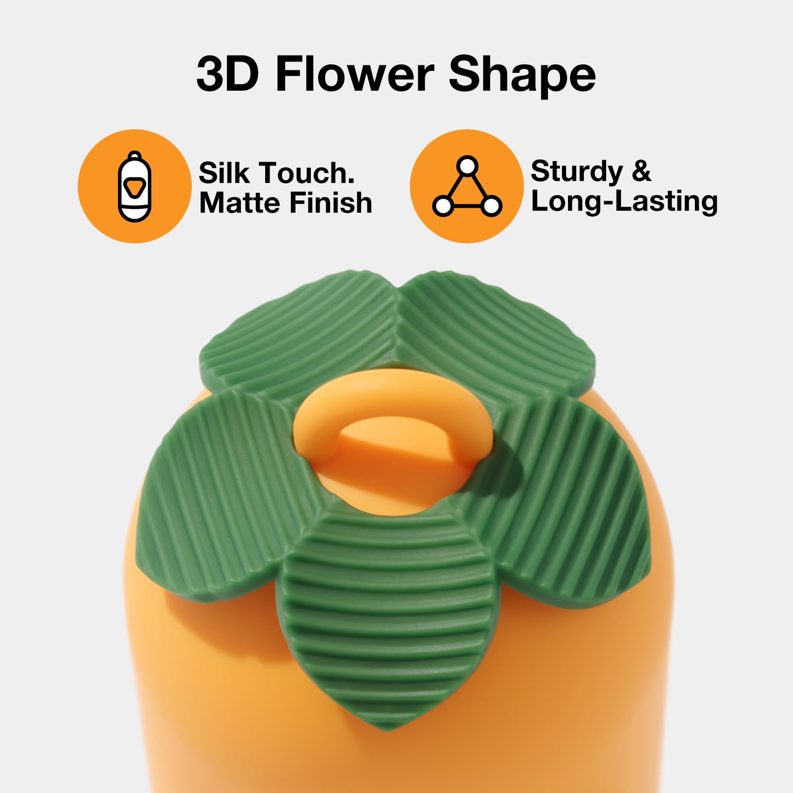 VETRESKA Dog Poop Bag Dispenser with Citrus Scented Waste Bags, Leak Proof, Extra Thick and Large Pet Poop Bags for Walking Dog and Cats Litter, 1 Count Holder and 105 Bags, Orange