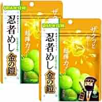 シャインマスカットボンボン　忍者めし　鋼の鎧 Amazon | 【忍者めし 鉄の鎧・グレープ味 】UHA 味覚糖 忍者めし