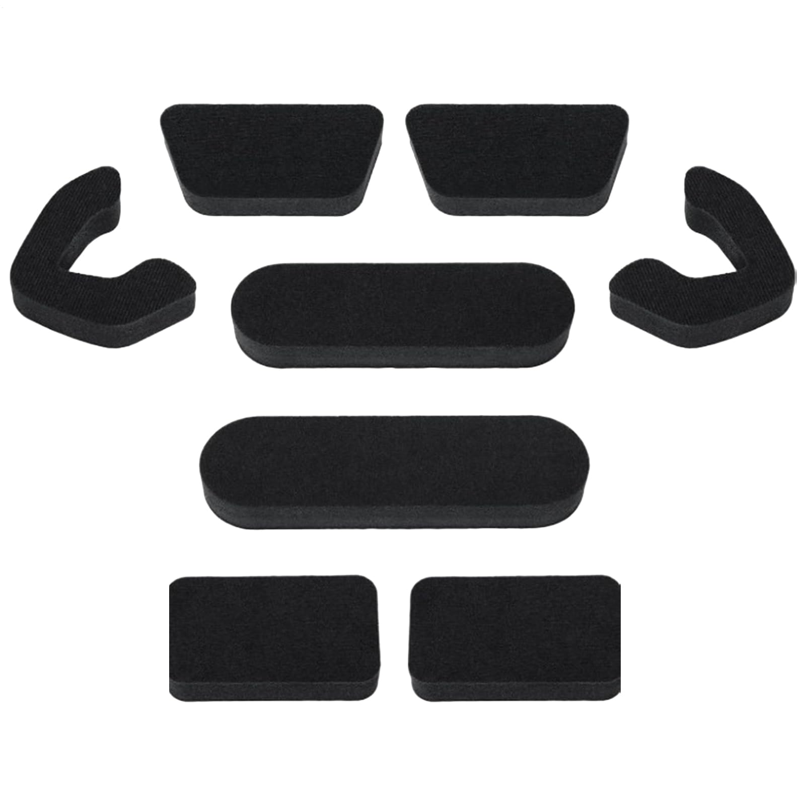 Batting Helmet Padding Kit, Liner for Sports with Backing, 2cm Thickened Soft Pad Function, Adjustable Replacement Accessories for Baseball Softball Catchers Kids Teens Adults Practice