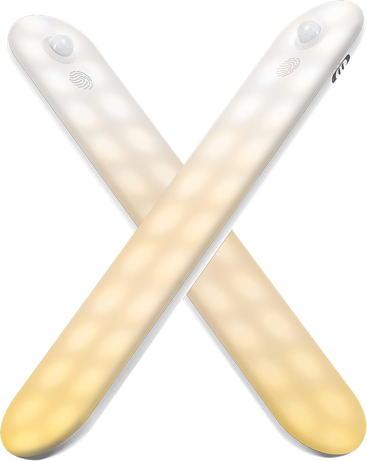 MOAMI Motion Sensor Light Indoor, Under Cabinet Light with Dimmable 5 Color Temps and Smart Memory Function, Rechargeable USB-C Closet Lights,Wireless Magnetic Counter Light for Kitchen, Pantry-2Pack