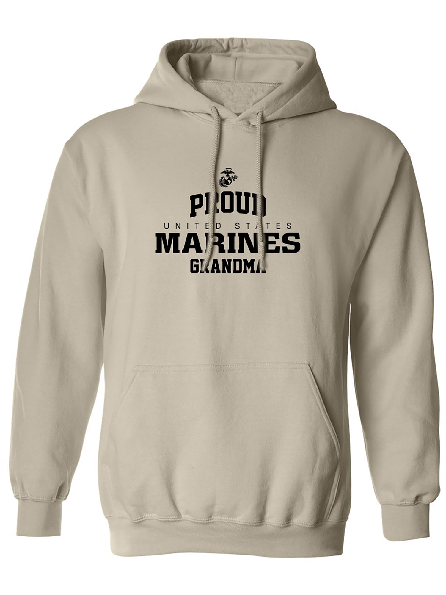 Proud Marines GRANDMA Adult Hooded Sweatshirt