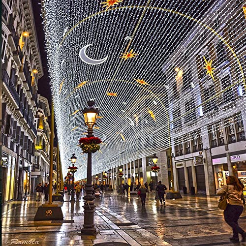 Weillsnow 66Ft 200 Led Christmas Lights, Connectable Plug In 8 Twinkle Modes Outdoor Indoor Lights For Christmas Tree Party Wedding Garden Decorations… (64Ft, White) #TOP5