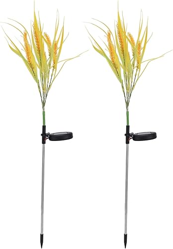 Miniatura 2 de Solar Wheat Ear, LED Outdoor Patio Decoration, IP44 Warm White, 2pcs Set - Automatic Charging, Romantic Ambiance, Suitable for Lawn and Pathway