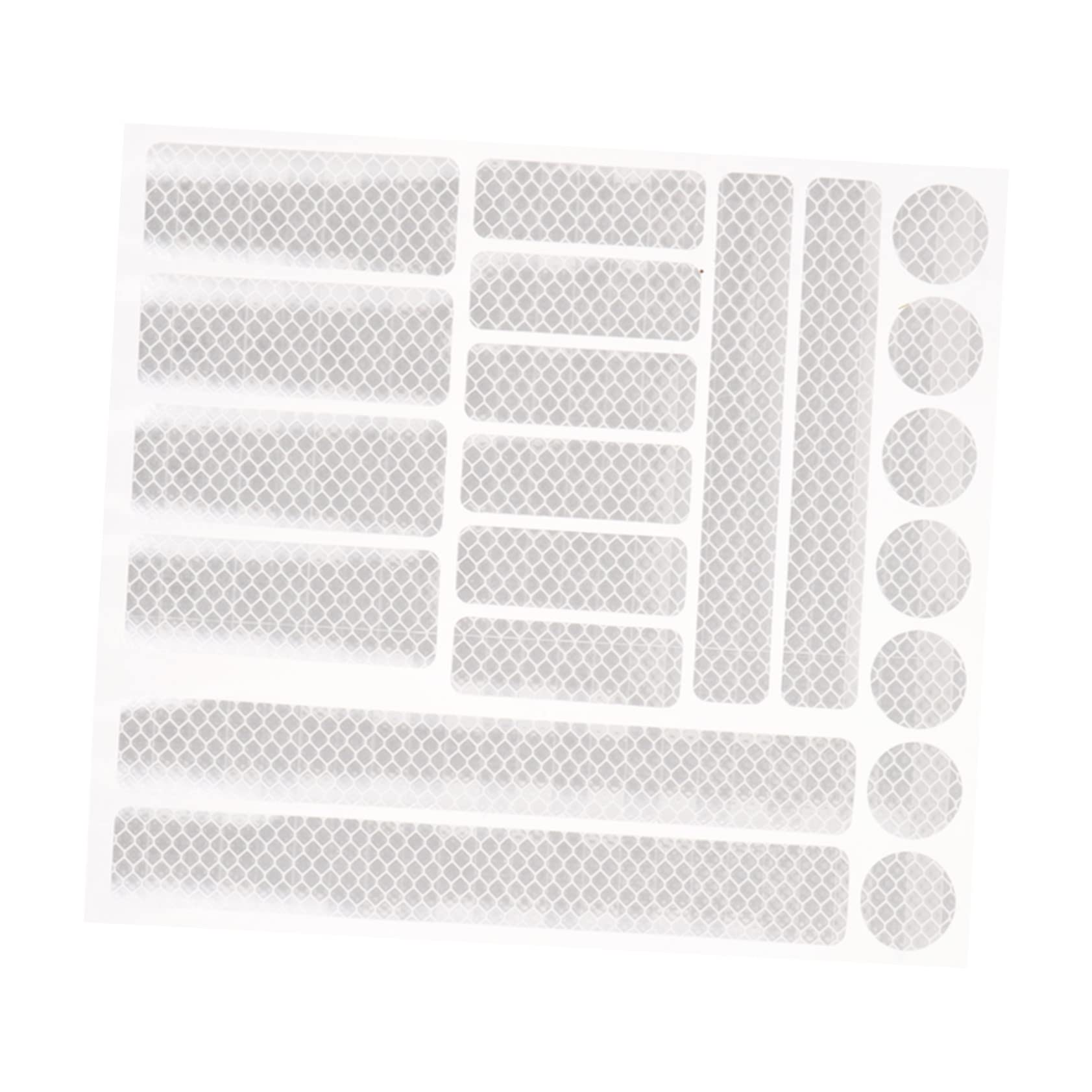 Kisangel 1 Sheet Cycling Reflective Stickers for Enhanced Night Safety Self Adhesive Bike Security Strips for DIY Decoration and Easy Installation
