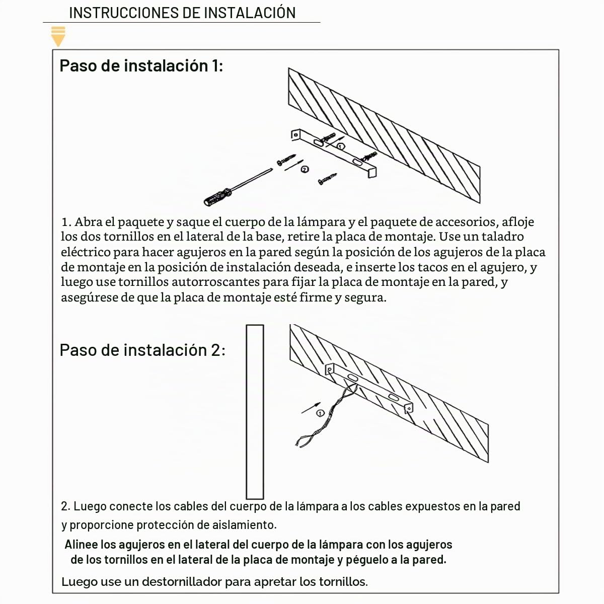 Aplique Pared Interior Regulable,60CM/22W Lampara LED Moderna | con Control Remoto Regulable 10%-100%,3000K-6000K, para Sala de Estar Pasillo Escaleras Dormitorio,Negro 110-240V