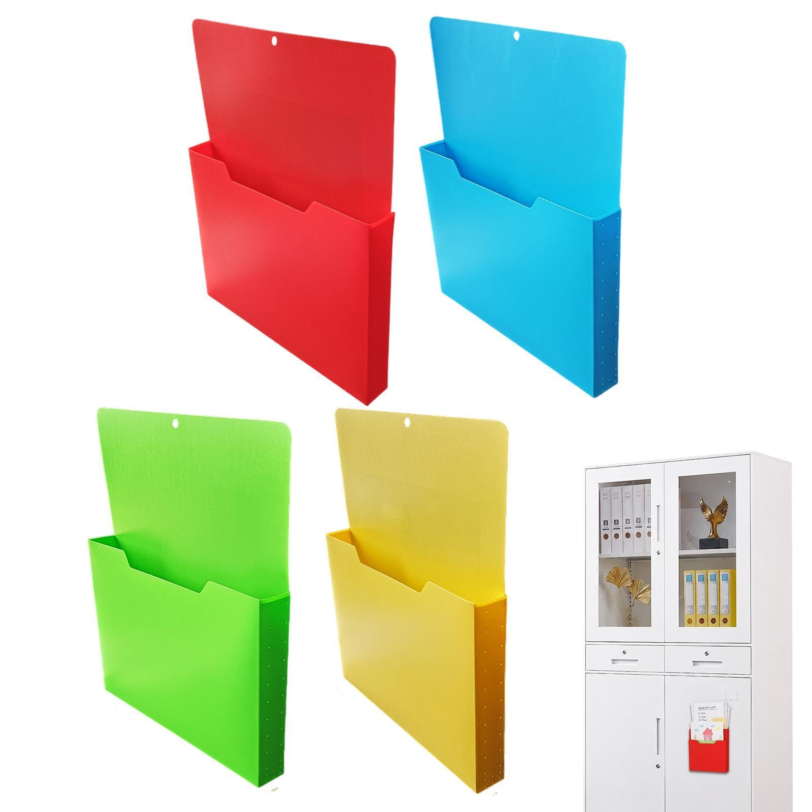 Dossiers Magnétiques – Supports De Poche PP | Paquet De 4 Rangements Sans