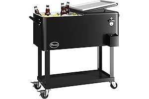 YITAHOME 80 Quart Patio Coolers for Outside with Wheels