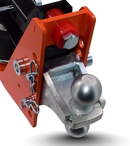 Miniatura 5 de TORQUE Enganche de montaje de bola combinado plateado  bolas de 2 pulgadas y 2-516 pulgadas, se adapta a receptor de 2 pulgadas, capacidad de