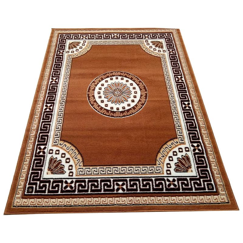 Image of Soft Modern Washable Beautiful Acrylic Rugs for Home Decor Living Room 8x11 feet (240 x 330 CM) Gold
