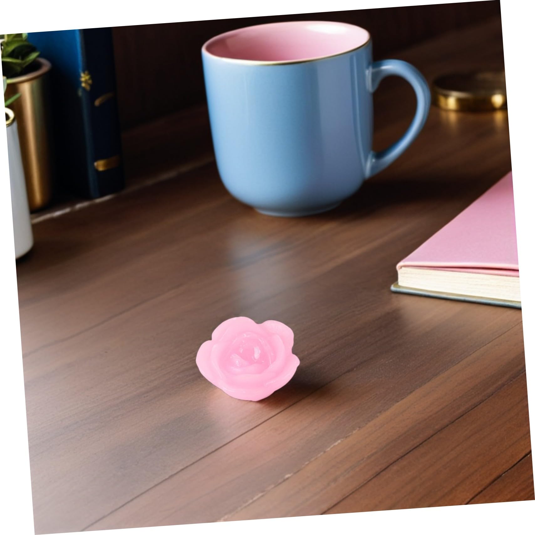 15 Pz Di Rosa Candele Di Paraffina Di Fiori Candele Floreali Rosa Di Paraffina Di Girasole Di Galleggianti Galleggianti VILLFUL
