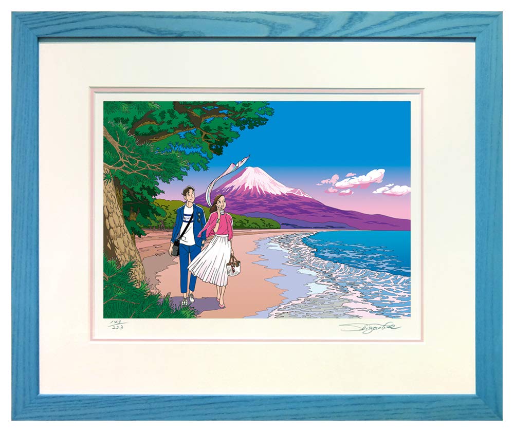 Amazon.co.jp: わたせせいぞう 版画（ジクレー） 「はごろも舞う茜雲