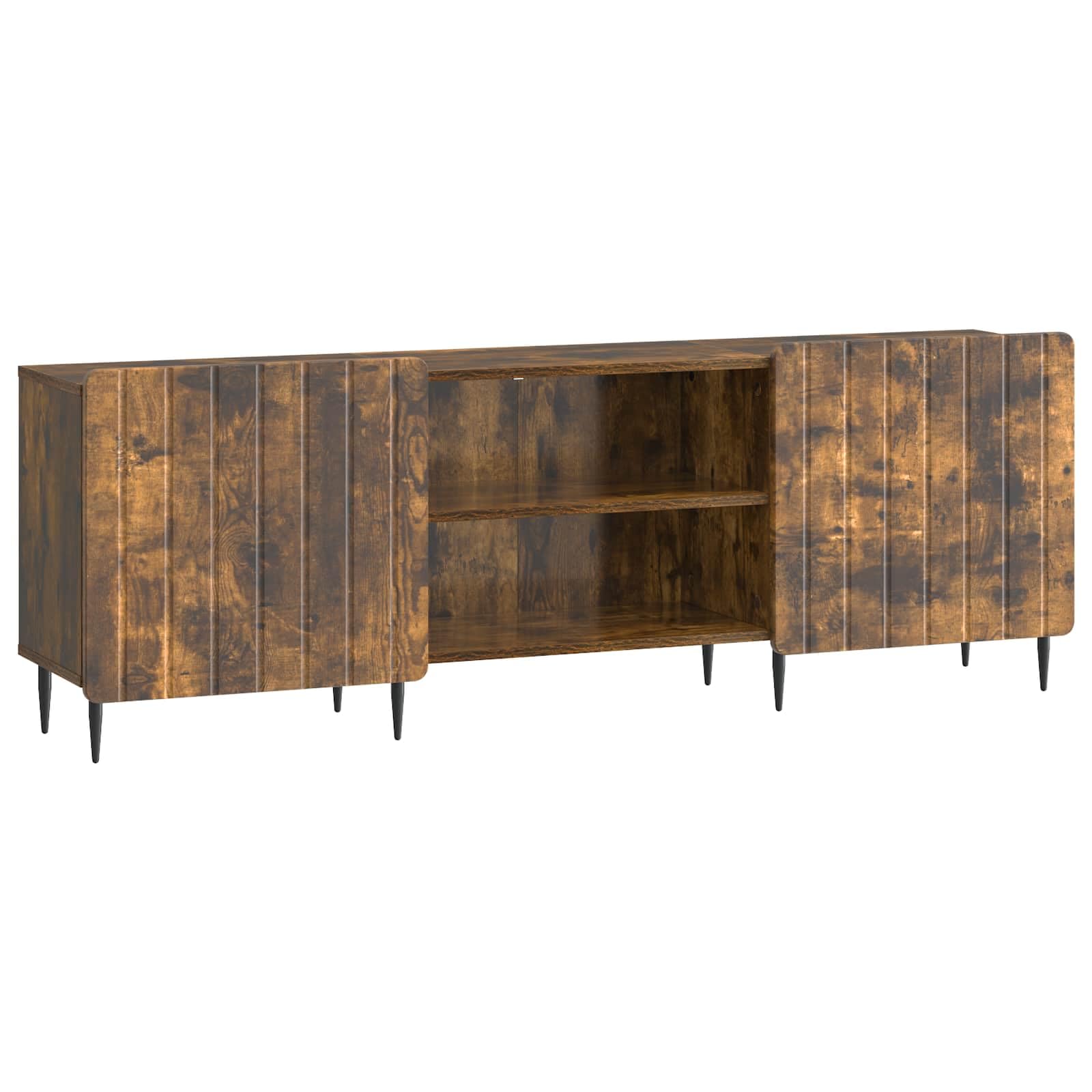 Mobile TV in rovere affumicato, 150 x 31 x 52 cm