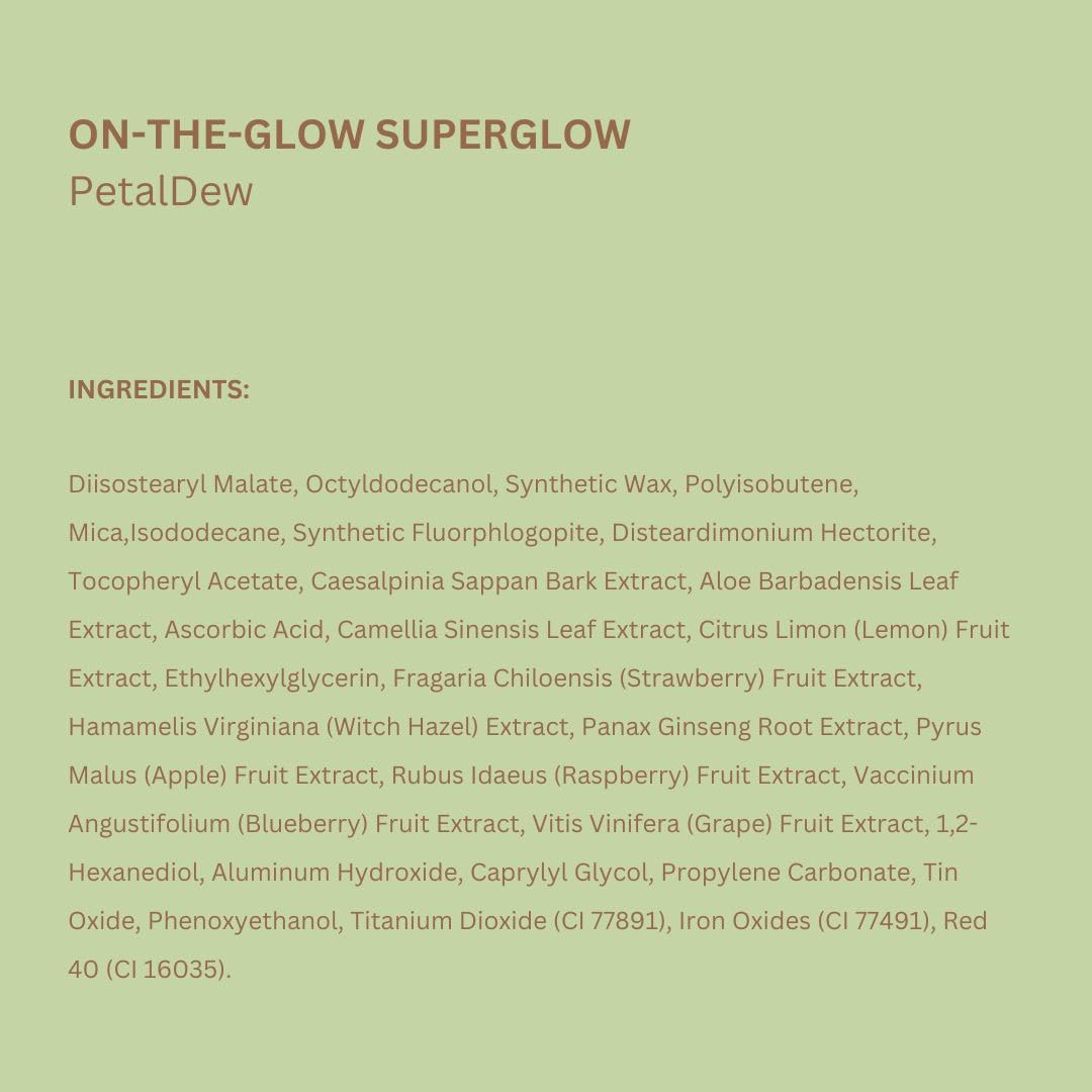 Pixi Beauty On-the-Glow SuperGlow | Odcień: PetalDew | Nawilżający kredkowy highlighter do policzków i łuku brwiowego | Z żeń-szeniem, aloesem i ekstraktami owocowymi | 19 g/0,6 uncji