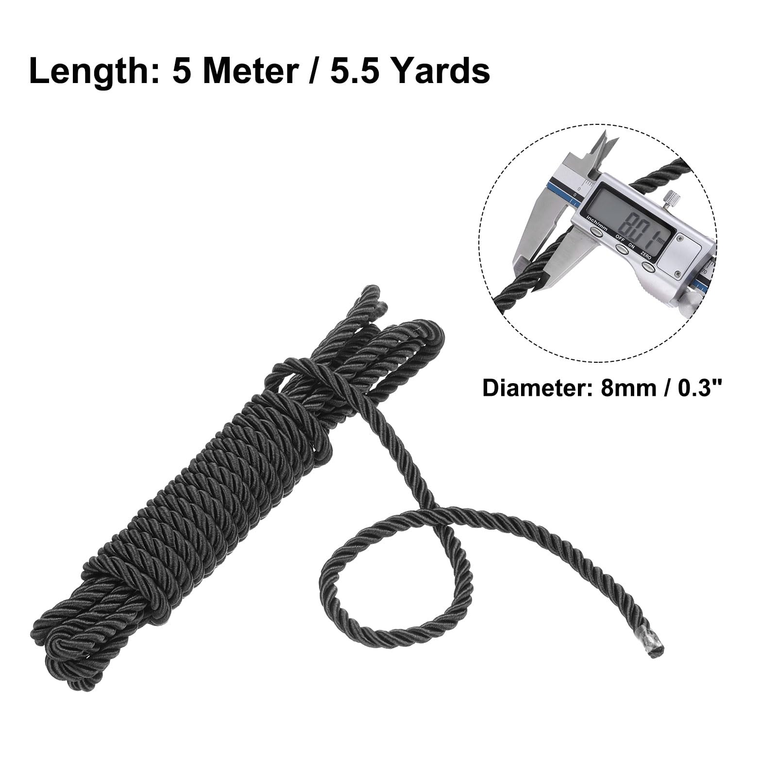 Rebower Twisted Trim Cord Rope - Image 2