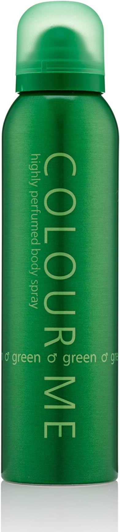 Colour Me Green - Fragrance for Men - 150ml Body Spray, by Milton-Lloyd