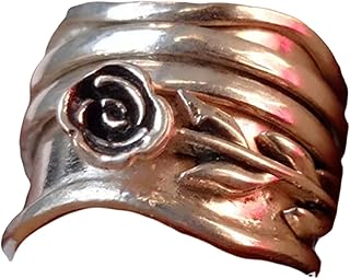 Flower Spinner Ring 925 Sterling Silver Ring For Women Floral Spinner Ring, Anxiety Spinner Ring Fidget Spinner Ring Worry Ring Thumb Ring By ISHU JEWELLER