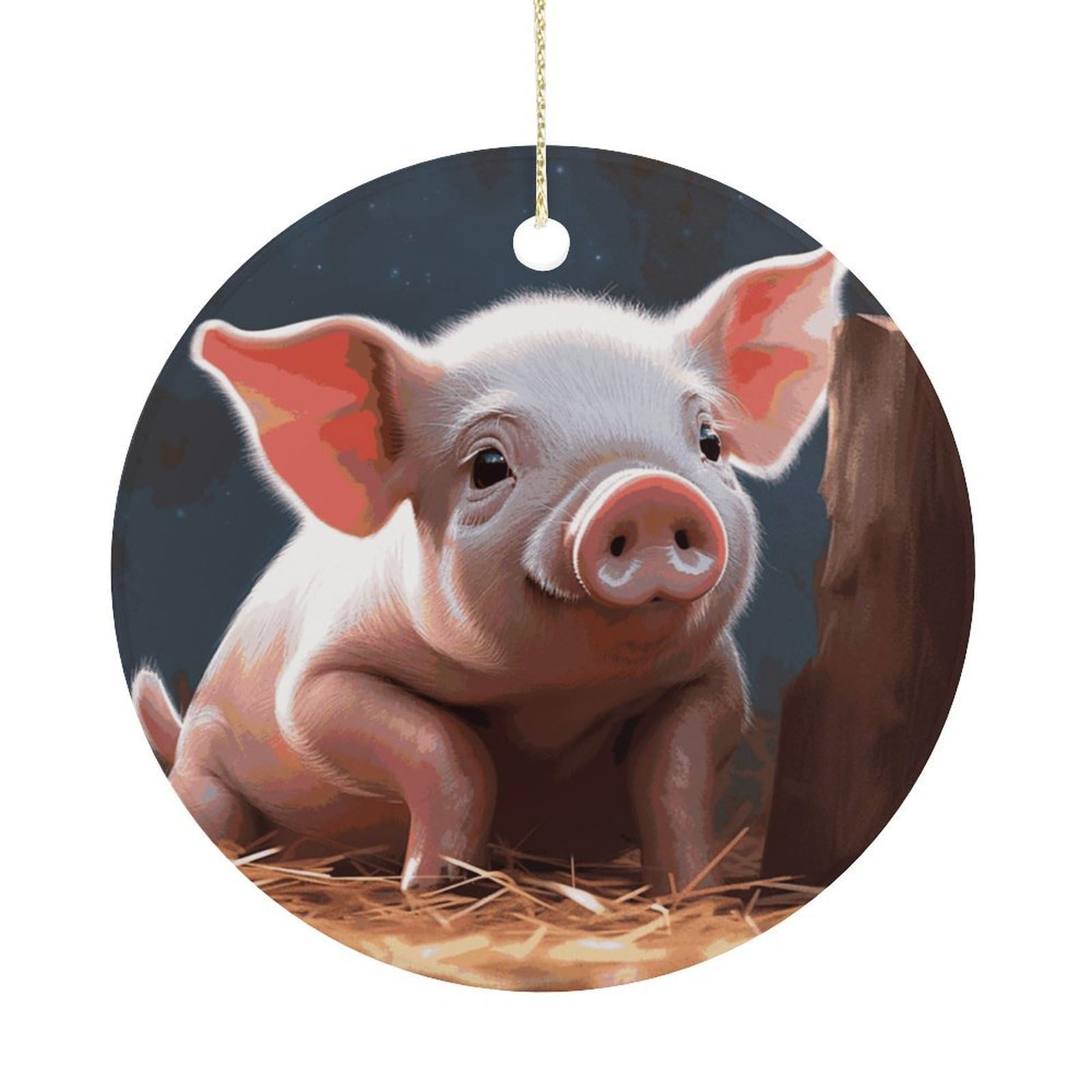 Adfgyerh Women's Style Smiling (19) Hanging Ceramic Ornaments, Christmas Tree Decorations, Funny Home Decor Gifts For Sisters & Work Best Friends