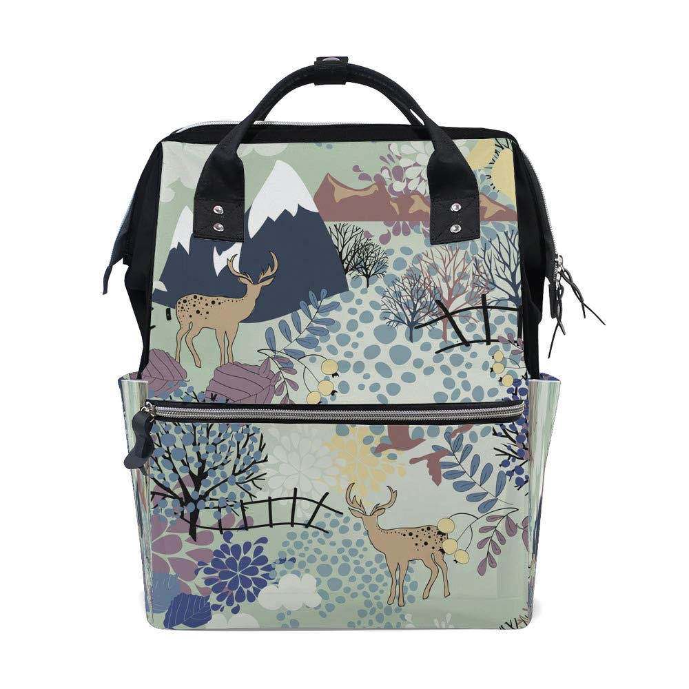 Sac à dos multifonction pour femme grande capacité et sac à langer
