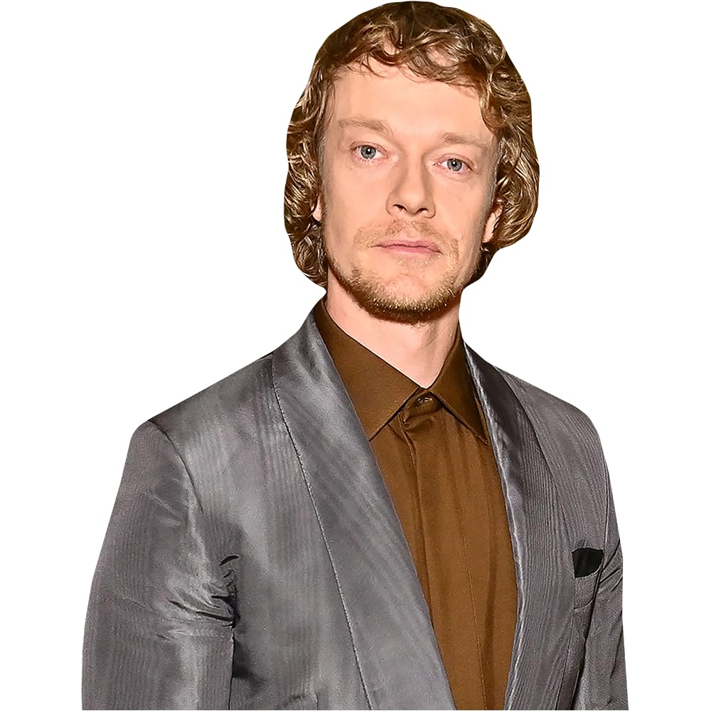 Alfie Allen (Grey Jacket) Half Body Buddy Cutout