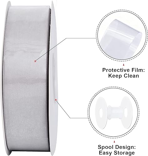 Miniatura 233 de Ribest Cinta de terciopelo verde musgo de 1 1/2 pulgadas, 10 yardas, cinta de Navidad para envolver regalos, corona, árbol de Navidad, decoración