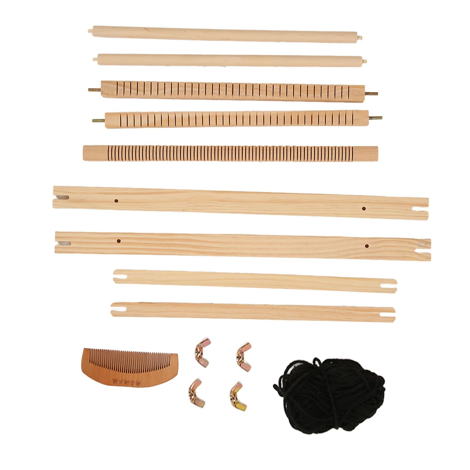 CHICIRIS Métier à Tisser à Tapisserie Kit de Métier à Tisser en Bois Simple pour Bricolage Artisanat Enfants Débutants 51 Cm X 40 Cm