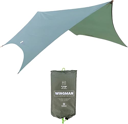 Miniatura 8 de Rain Fly - Hamaca de camping impermeable, ligera con revestimiento impermeable de 78.740 in (mediana 9.5 x 9.5 pies)