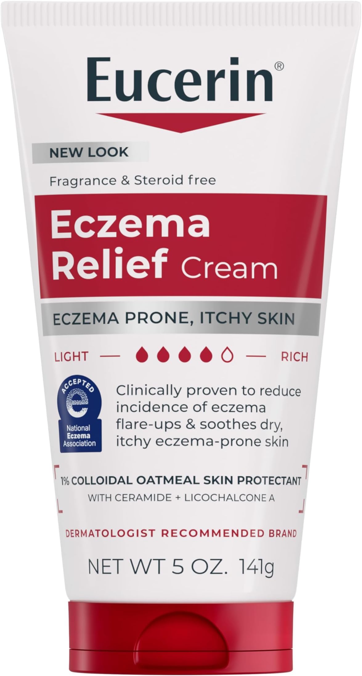Eucerin Eczema Relief Body Cream with Colloidal Oatmeal, 8 OZ — Amazon image 15