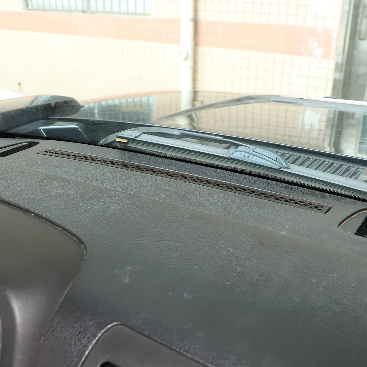 Dla Hummer H3 2005-2009 deska rozdzielcza samochodu ze stopu aluminium wylot powietrza zapobiegająca blokowaniu siatka pokrywa naklejka akcesoria do wnętrza samochodu
