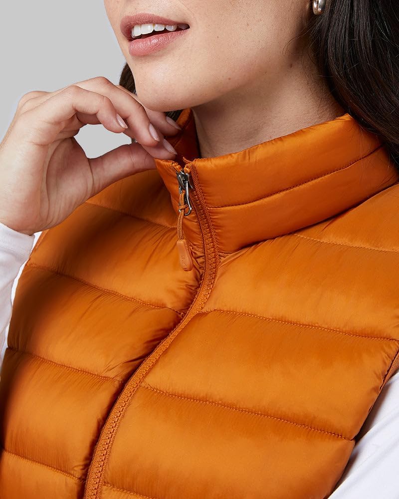 32 Degrees Women's Lightweight Recycled Poly-Fill Packable Vest | Zippered Pockets | Layering | Water Repellent - Image 5