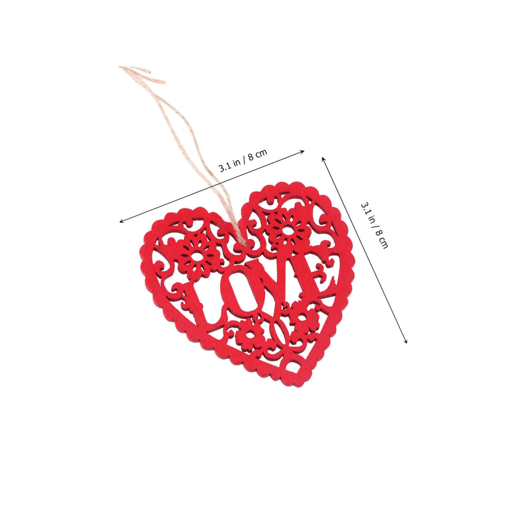 Alipis 90stücke Holzherzen Rot Für Hochzeits Und Valentinstagsdeko Große Holzscheiben Für Basteln Und Kreative Projekte