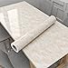 Yancorp Cream White Contact Paper Removable Wallpaper Peel and Stick Countertops Waterproof Marble Wallpaper Self-Adhesive Peel and Stick Backsplash for Cabinets Kitchen