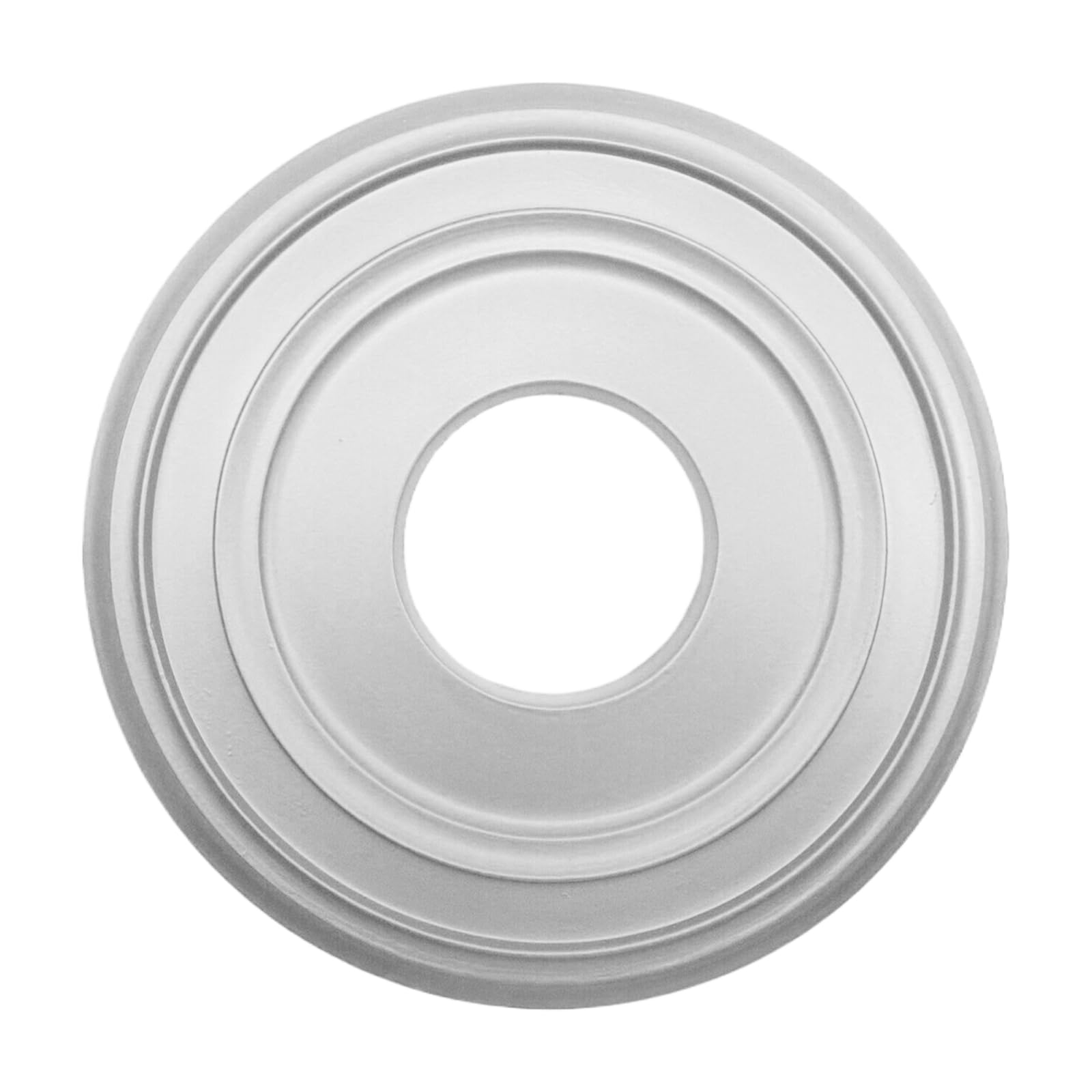 HEVSTIL White Ceiling Medallion PU for Light Fixtures 12"OD x 3.94"ID — Amazon image 9