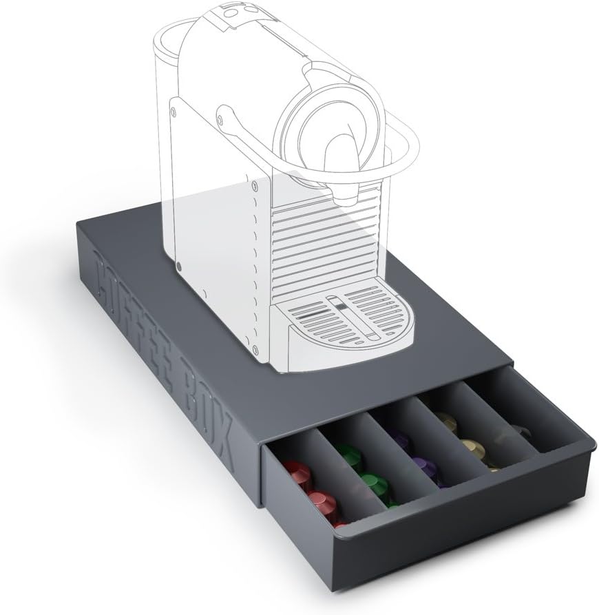 Balvi - Coffee Box storage box for coffee capsules and coffee machine stand