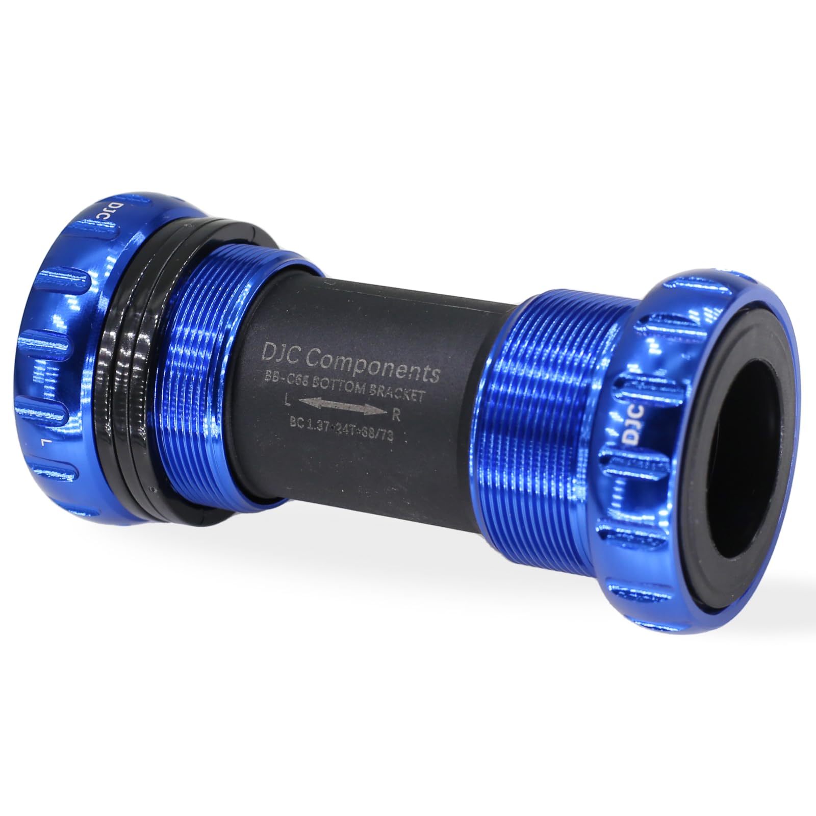 DJC Bike Bearing Bottom Bracket BSA 68-73mm English Threaded BB 24mm Spindle, Fit MTB Road Bike Hollow Deore XT SLX R7000 R8000 4700 5800 6800 IXF Prowheel(24-24mm Blue)