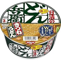Amazon.co.jp: どん兵衛 きつねうどんミニ (西) 日清食品 カップ