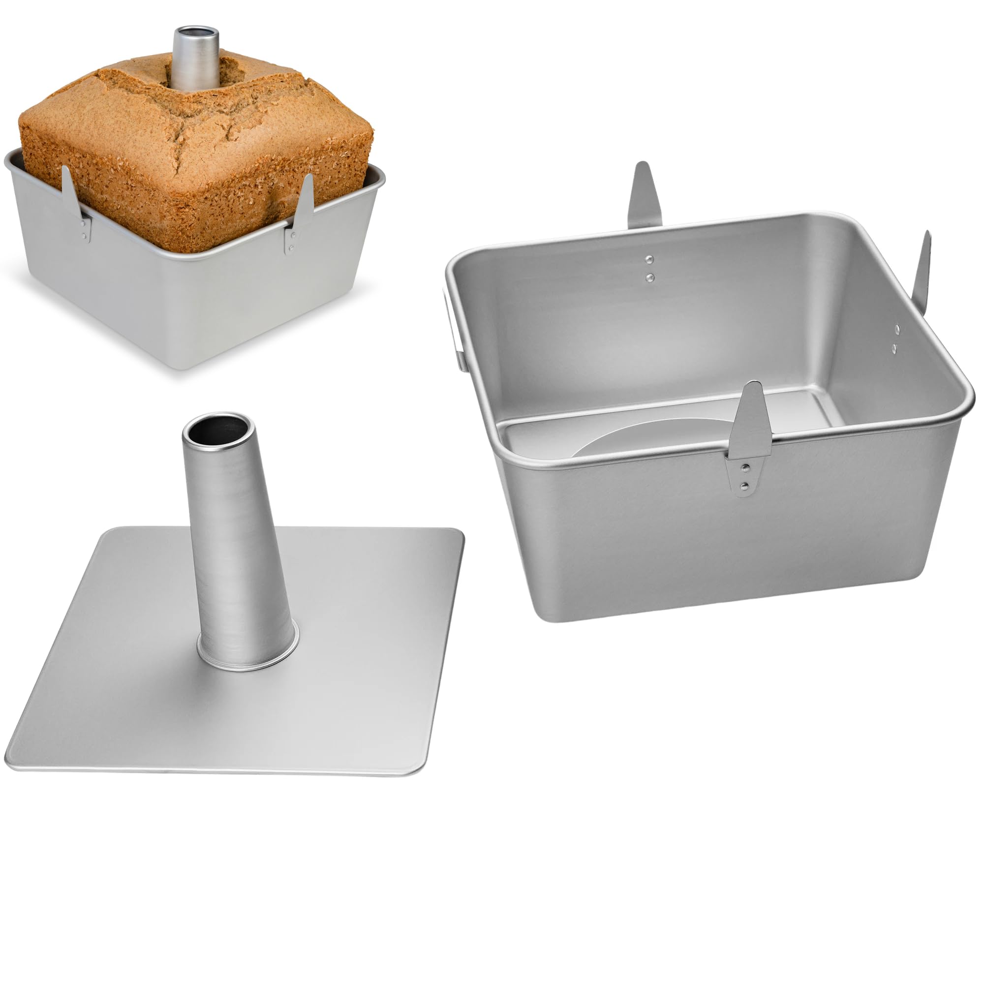 TiParthenos 28-Cup Square Tube Cake Pan