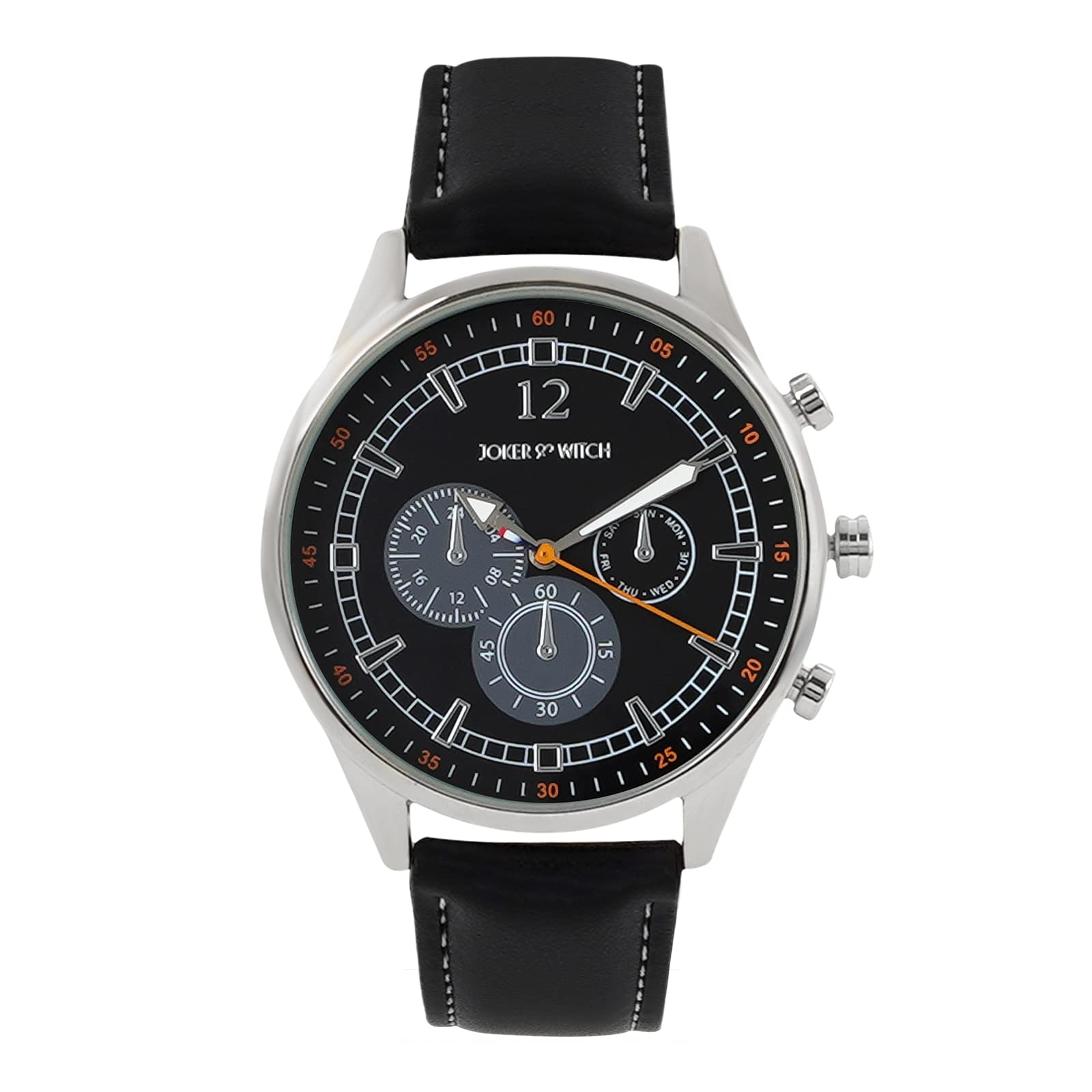 Joker & Witch Leather Rover Black Dial Tan Pu Analogue Watch For Men, Brown Band (B0BBFJ3C59) Amazon Price History, Amazon Price Tracker