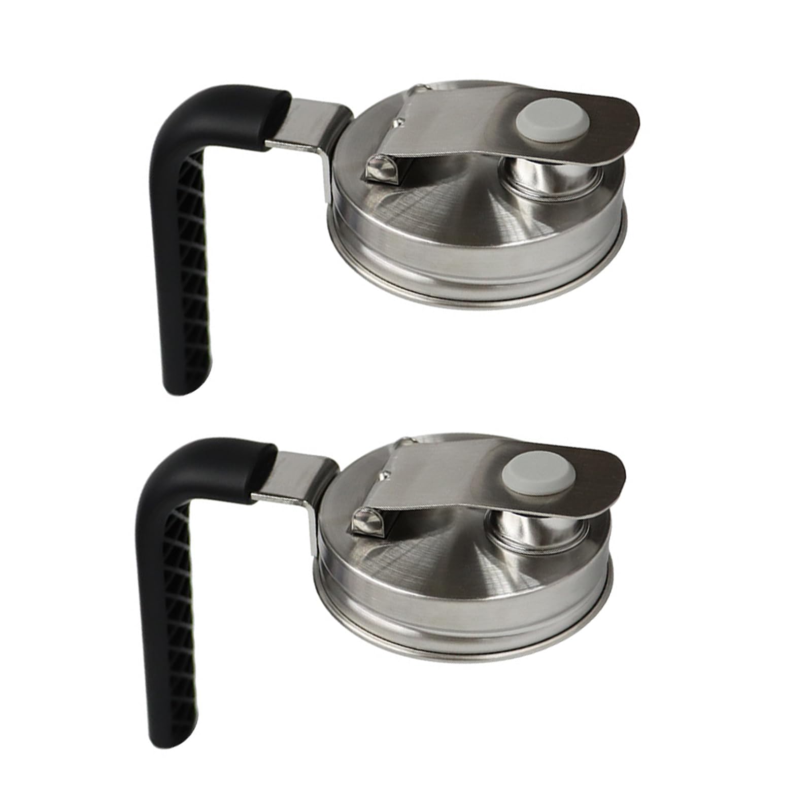 Leakproof Stainless Steel Masons Jar Cover with Spout Pouring Lid for Cocktails & Beverages Dispensing Jar Spout Cover Kitchen Pouring Attachments Camping Drink Accessories