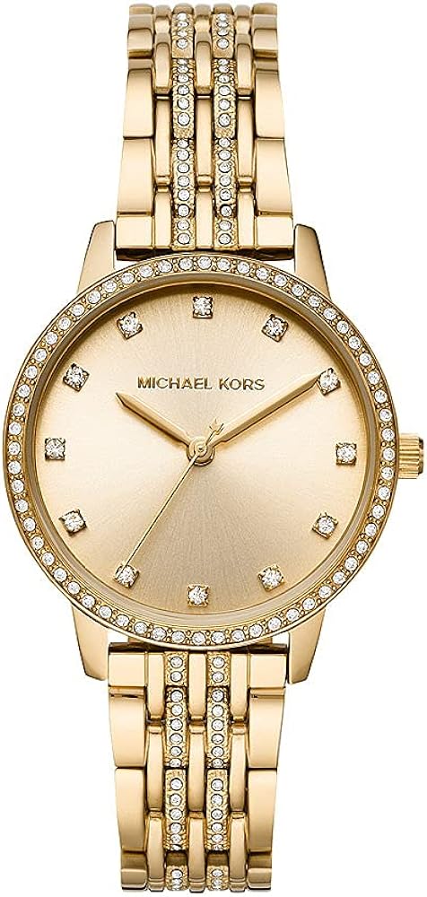 Michael Kors Orologio Melissa da donna a tre lancette in acciaio, cassa da 36 mm, cinturino in acciaio inossidabile