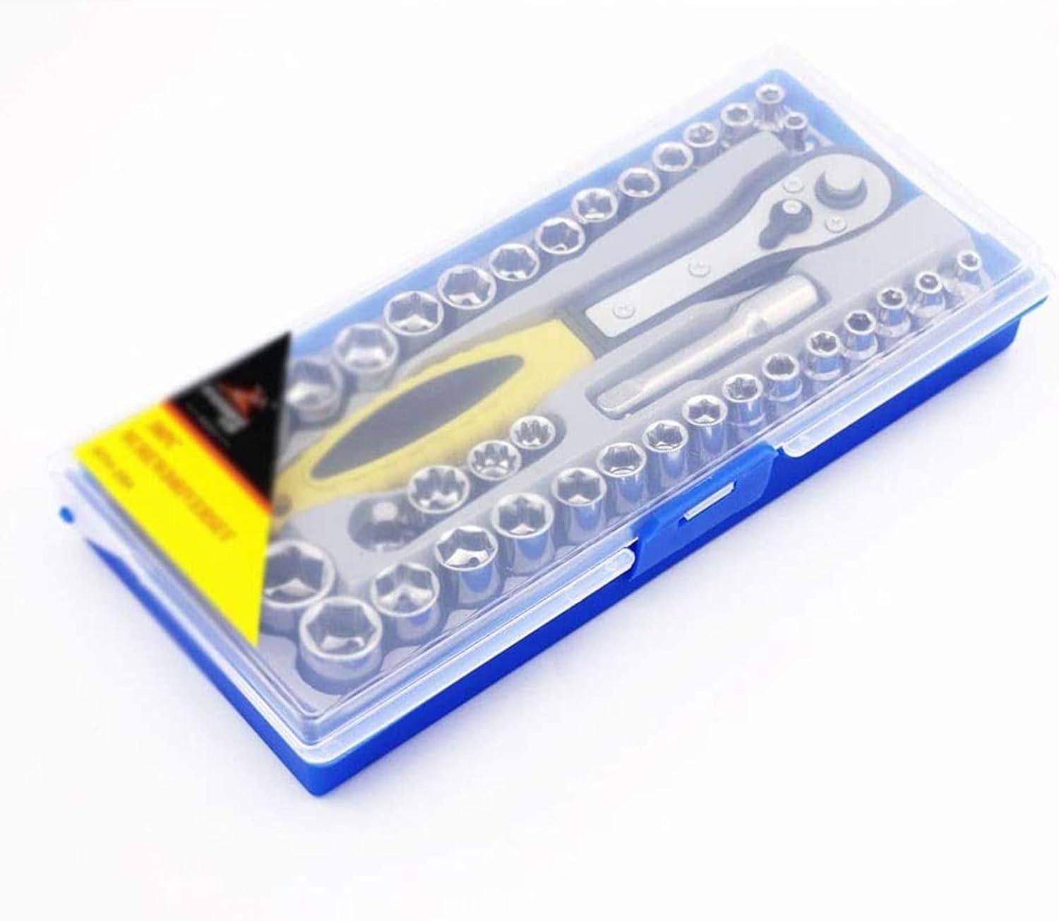 38 Pcs Torque Wrench Socket Set For Steel Ratchet Driver